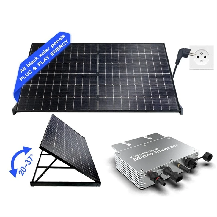 Mirco Inverter 390W System in Balcony