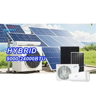 Unitate de aer condiționat solar de mare putere de 18000btu pentru gospodărie